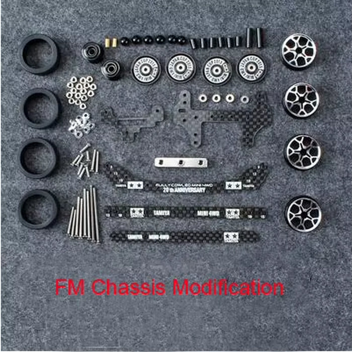 1Set MA/AR/S1/S2 Chassis Modification Kits Faucet and Pteris Assemly Kit FM Aluminum Alloy for Tamiya Mini 4WD Car Parts DIY